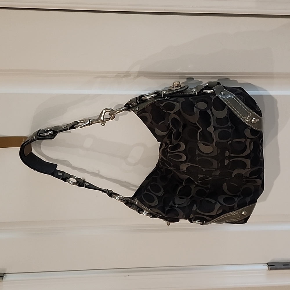 Coach Signature Canvas Shoulder Bag